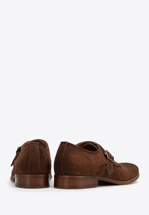 Wittchen Herren-Monk-Schuhe aus dunkelbraunem Wildleder - Image 3