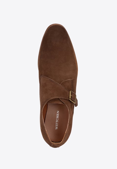 Wittchen Herren-Monk-Schuhe aus dunkelbraunem Wildleder - Image 4