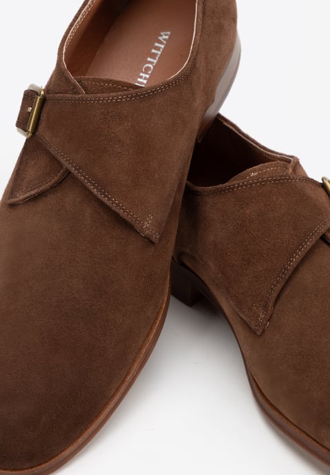 Wittchen Herren-Monk-Schuhe aus dunkelbraunem Wildleder - Image 6