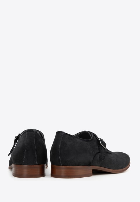 Wittchen Herren-Monk-Schuhe aus dunkelgrauem Wildleder - Image 3