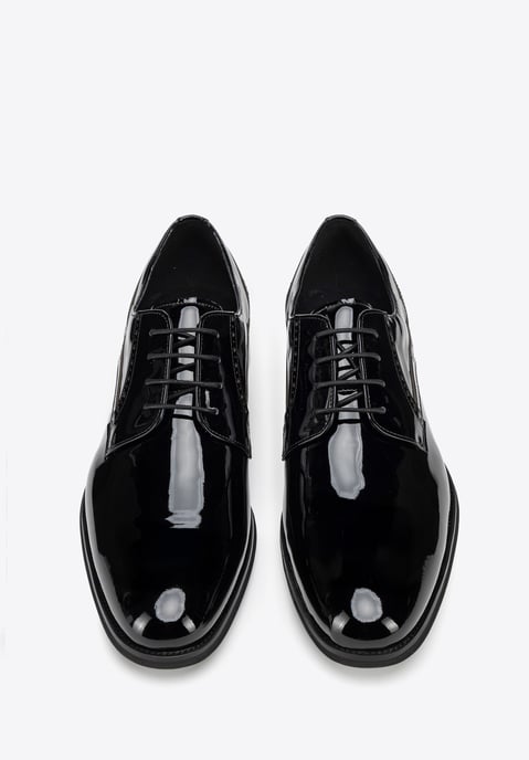 Wittchen Herren-Derbyschuhe aus Lackleder in Schwarz - Image 2