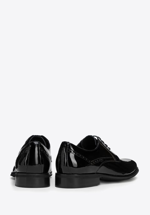 Wittchen Herren-Derbyschuhe aus Lackleder in Schwarz - Image 3