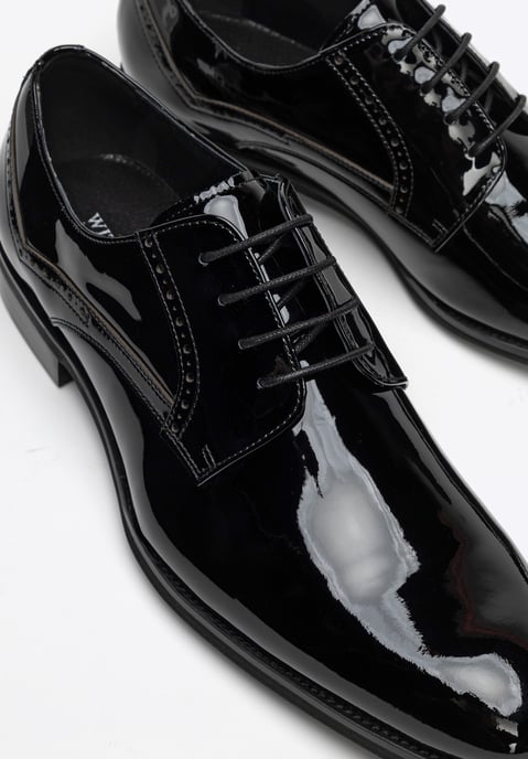 Wittchen Herren-Derbyschuhe aus Lackleder in Schwarz - Image 6