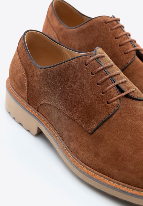 Wittchen Herren Derby-Schuhe aus braunem Wildleder - Image 6