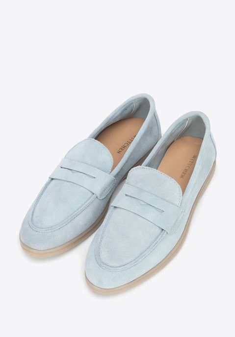 Wittchen Damen-Mokassins aus klassischem blauem Wildleder - Image 2