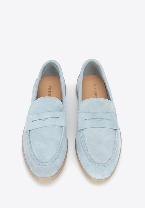 Wittchen Damen-Mokassins aus klassischem blauem Wildleder - Image 3