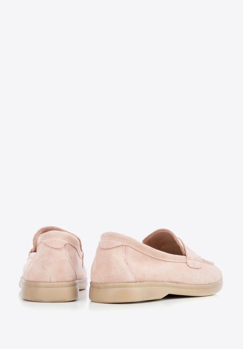 Wittchen Damen-Mokassins aus klassischem rosa Wildleder - Image 4