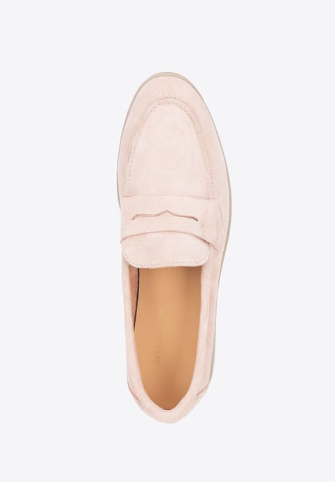Wittchen Damen-Mokassins aus klassischem rosa Wildleder - Image 5