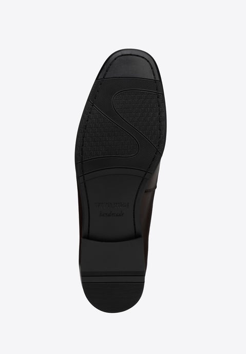 Wittchen Herren-Lederslipper mit Schnalle am Riemen, Dunkelbraun, Naturleder - Image 6
