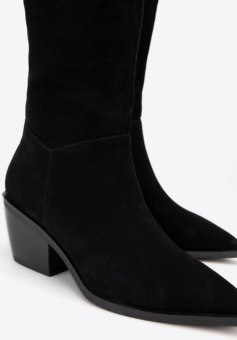 Wittchen Damen-Cowboystiefel aus schwarzem Wildleder - Image 6