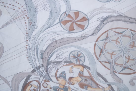 Hermès „La Danse du Cosmos“-Seidenschal - Image 3
