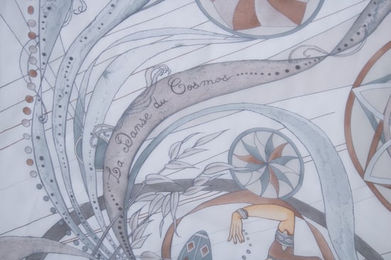 Hermès „La Danse du Cosmos“-Seidenschal - Image 4