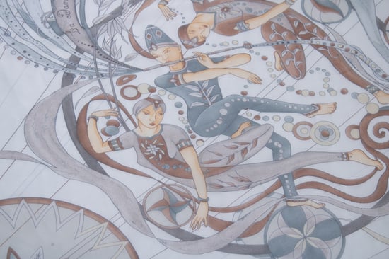 Hermès „La Danse du Cosmos“-Seidenschal - Image 6