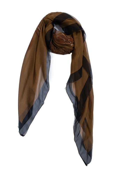 Hermes Rocaille Seidenschal mit Muschelmuster - Image 1