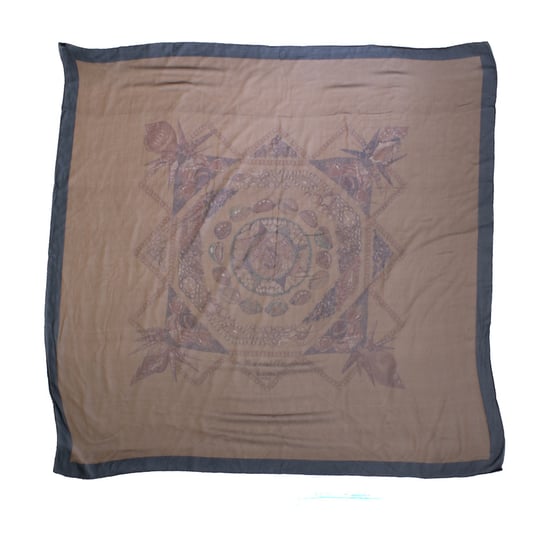 Hermes Rocaille Seidenschal mit Muschelmuster - Image 2