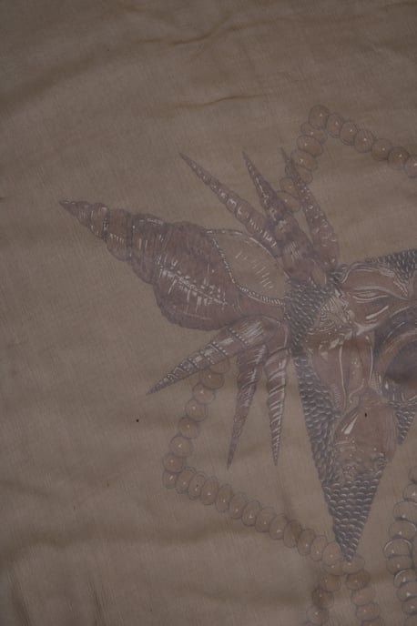 Hermes Rocaille Seidenschal mit Muschelmuster - Image 5