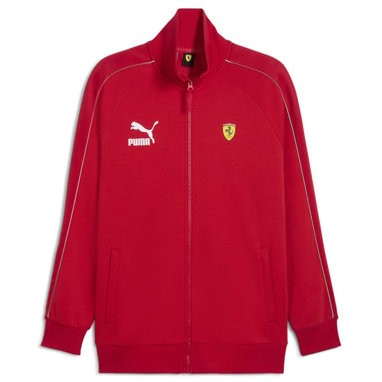 Puma x Scuderia Ferrari Renn Ikonik Herren Rote Trainingsjacke - Image 1