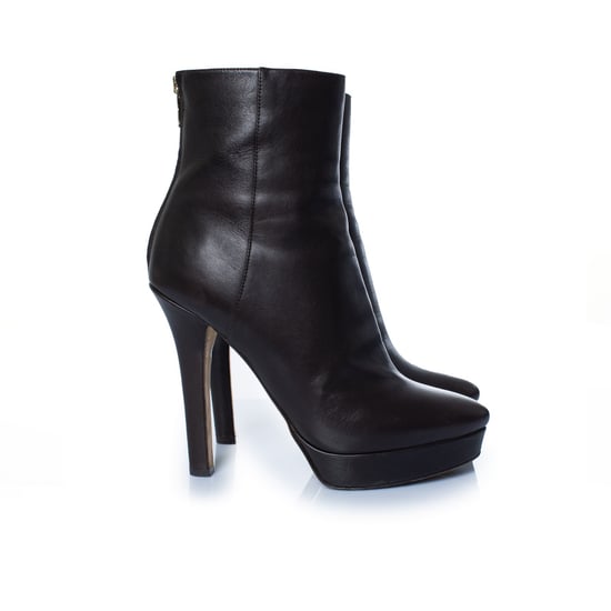 Jimmy Choo dunkelbraune Plateau-Stiefel aus Leder - Image 4