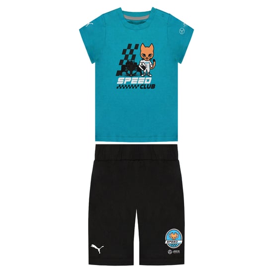Puma MAPF1 Grafik Kinder Blau/Schwarz Set - Image 1