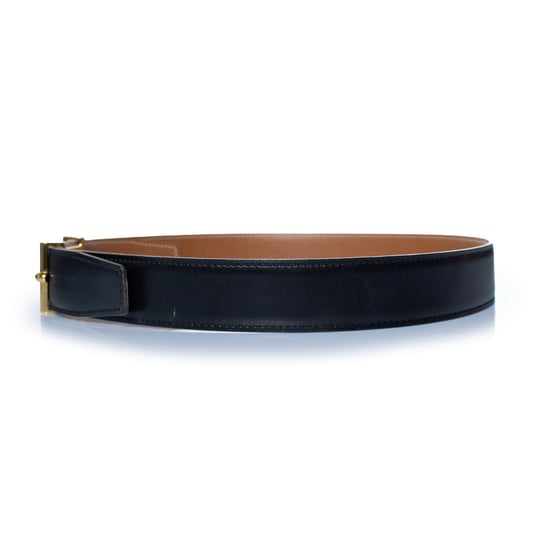 Wendbarer Admiral-Gürtel von Hermès aus Box- und Togo-Leder - Image 2