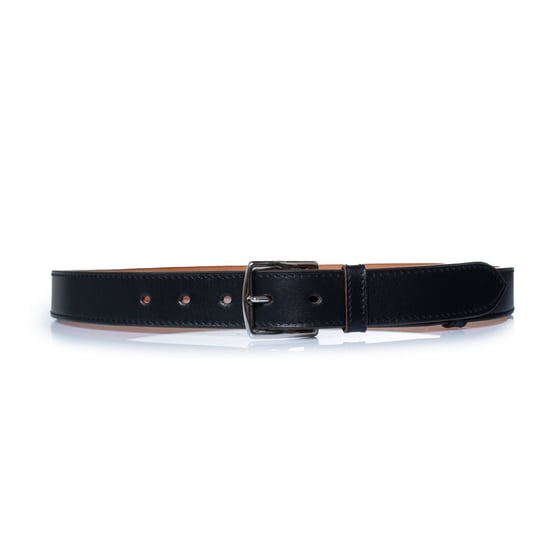 Hermes Etriviere Gürtel aus schwarzem Leder - Image 1