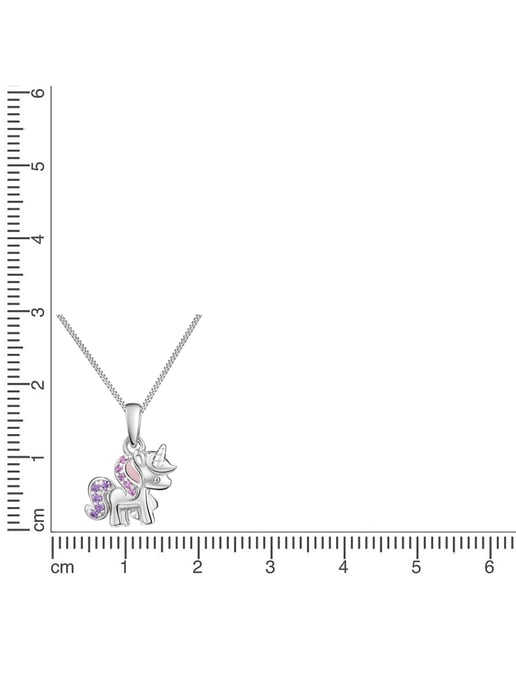 Zeeme for Kids Anhänger mit Kette 925/- Sterling Silber rhodiniert Einhorn - Image 2