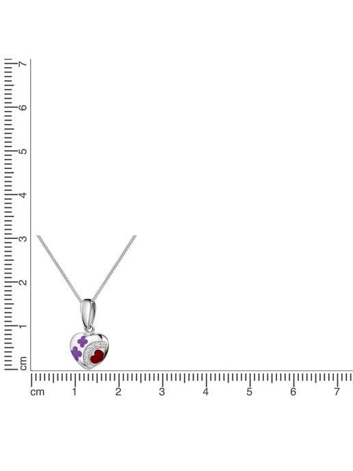 Zeeme for Kids Anhänger mit Kette 925/- Sterling Silber Herz - Image 2