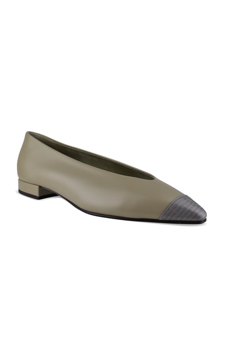 Loro Piana Rebecca Ballerinas Grün - Image 3
