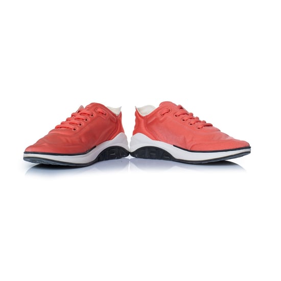 Chanel 19P pinke Lycra-Sneaker mit CC-Logo, niedrigem Schaft - Image 6