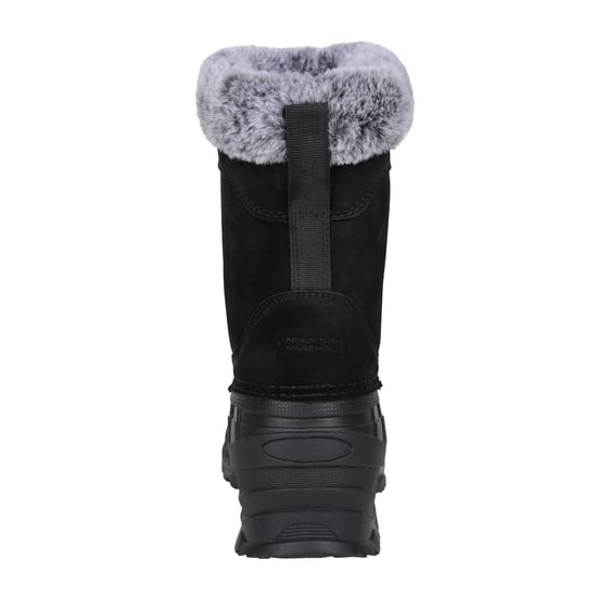 Mountain Warehouse - "Snowdrift" Schneestiefel für Damen, Wildleder, Kunstfell gefüttert (Schwarz) - Image 2