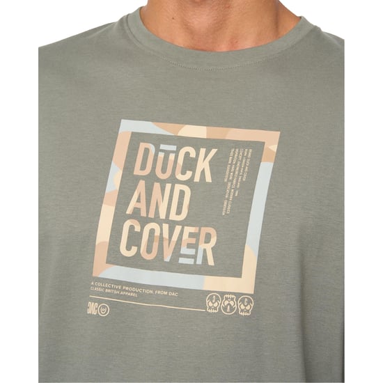 Duck and Cover - "Primatic" T-Shirt für Herren (Dunkel-Olive) - Image 3
