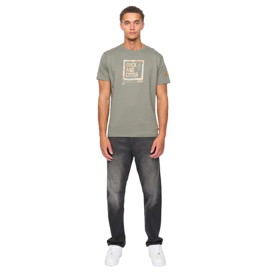 Duck and Cover - "Primatic" T-Shirt für Herren (Dunkel-Olive) - Image 5