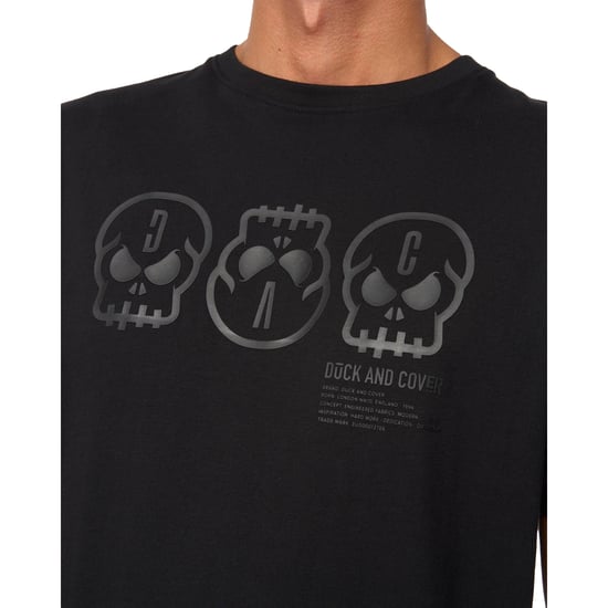 Duck and Cover - "Deltamans" T-Shirt für Herren (Schwarz) - Image 3