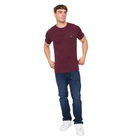 Crosshatch - "Carritore" T-Shirt für Herren (Rum Rosinen) - Image 4