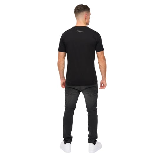 Crosshatch - "Jamstate" T-Shirt für Herren (Schwarz) - Image 2