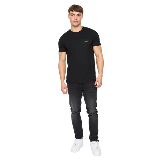Crosshatch - "Carritore" T-Shirt für Herren (Schwarz) - Image 3