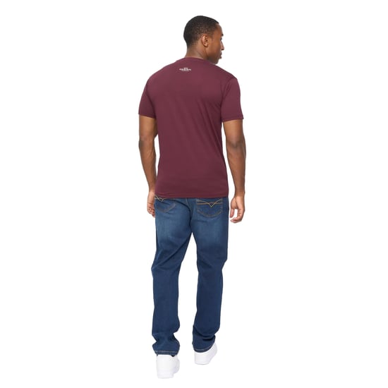 Crosshatch - "Vintarge" T-Shirt für Herren (Trauben-Lila) - Image 2