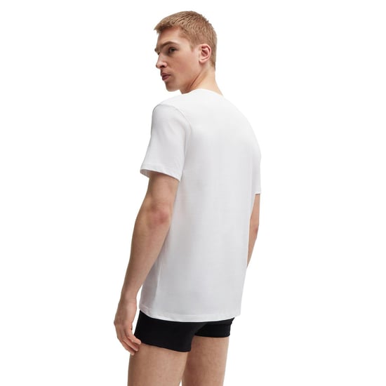 Boss - T-Shirt für Herren, Komfortabel (2er-Pack) (Weiß) - Image 3