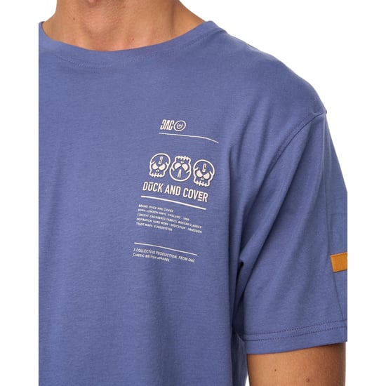 Duck and Cover - "Cramptone" T-Shirt für Herren (Jeansblau) - Image 3