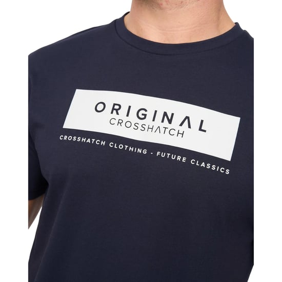 Crosshatch - "Jamstate" T-Shirt für Herren (Marine) - Image 3