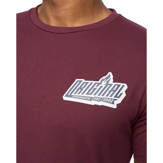Crosshatch - "Jampstead" T-Shirt für Herren (Rum Rosinen) - Image 3