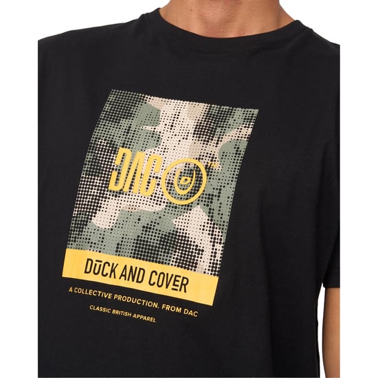 Duck and Cover - "Camostack" T-Shirt für Herren (Schwarz) - Image 3