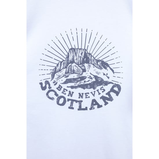 Mountain Warehouse - "Ben Nevis Scotland" T-Shirt für Herren, kurzärmlig (Weiß) - Image 4