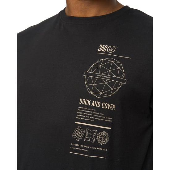 Duck and Cover - "Ashland" T-Shirt für Herren (Schwarz) - Image 3