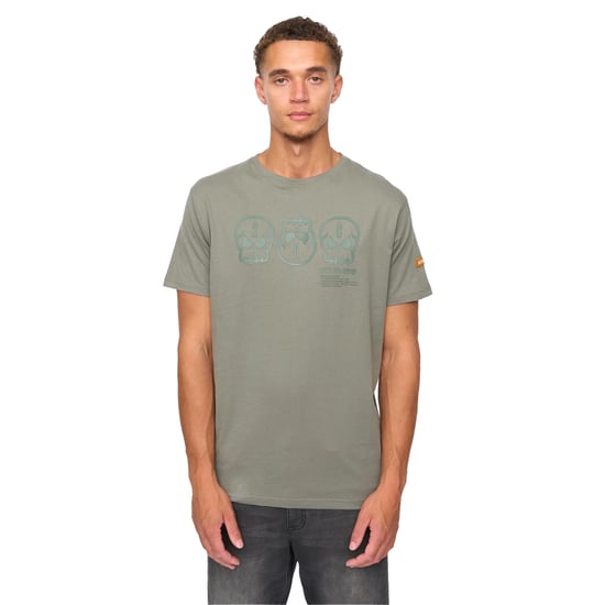 Duck and Cover - "Deltamans" T-Shirt für Herren (Dunkel-Olive) - Image 1