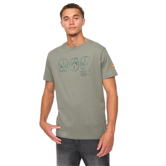 Duck and Cover - "Deltamans" T-Shirt für Herren (Dunkel-Olive) - Image 4