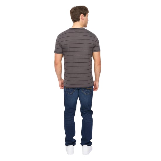 Crosshatch - "Hemtowns" T-Shirt für Herren (Schwarz) - Image 2