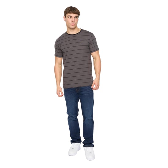 Crosshatch - "Hemtowns" T-Shirt für Herren (Schwarz) - Image 4