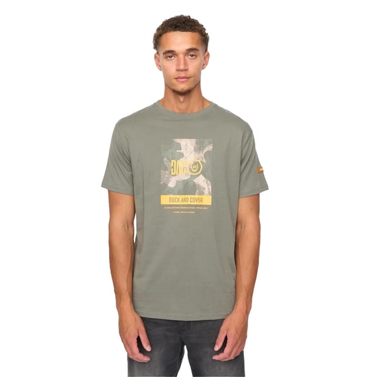 Duck and Cover - "Camostack" T-Shirt für Herren (Dunkel-Olive) - Image 1