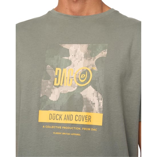 Duck and Cover - "Camostack" T-Shirt für Herren (Dunkel-Olive) - Image 3